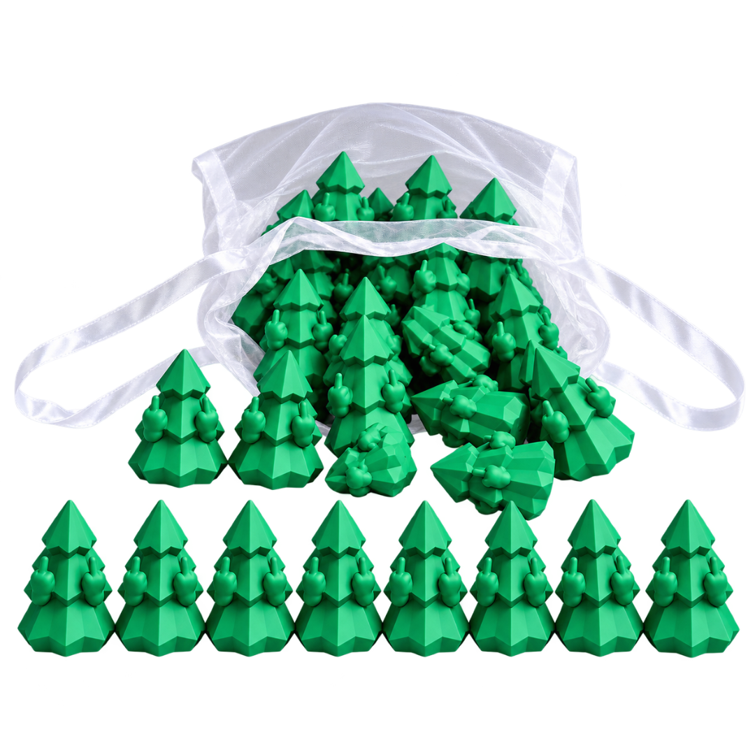 Christmas Tree Mini Middle Fingers
