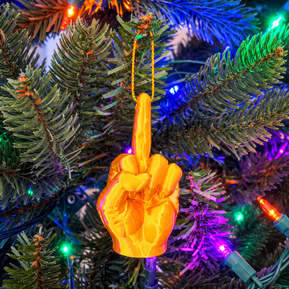 Middle Finger Ornament