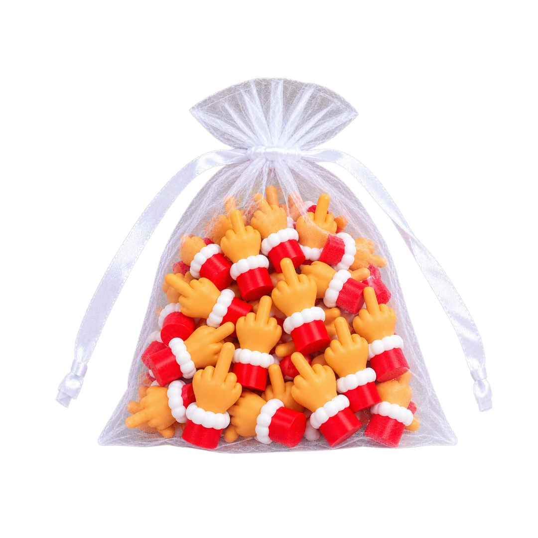 Mini Santa Middle Fingers