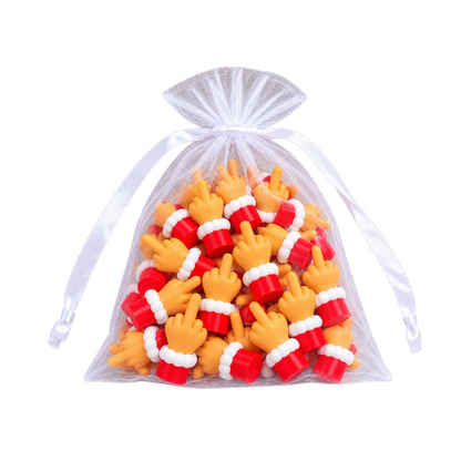 Mini Santa Middle Fingers