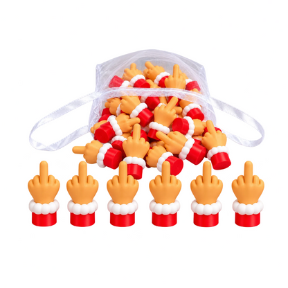 Mini Santa Middle Fingers